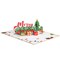 Paper Love Pop Up Christmas Card, 3D Merry Christmas, for Christmas or Holidays, 5" x 7" Cover - Includes Envelope and Removable Note Tag